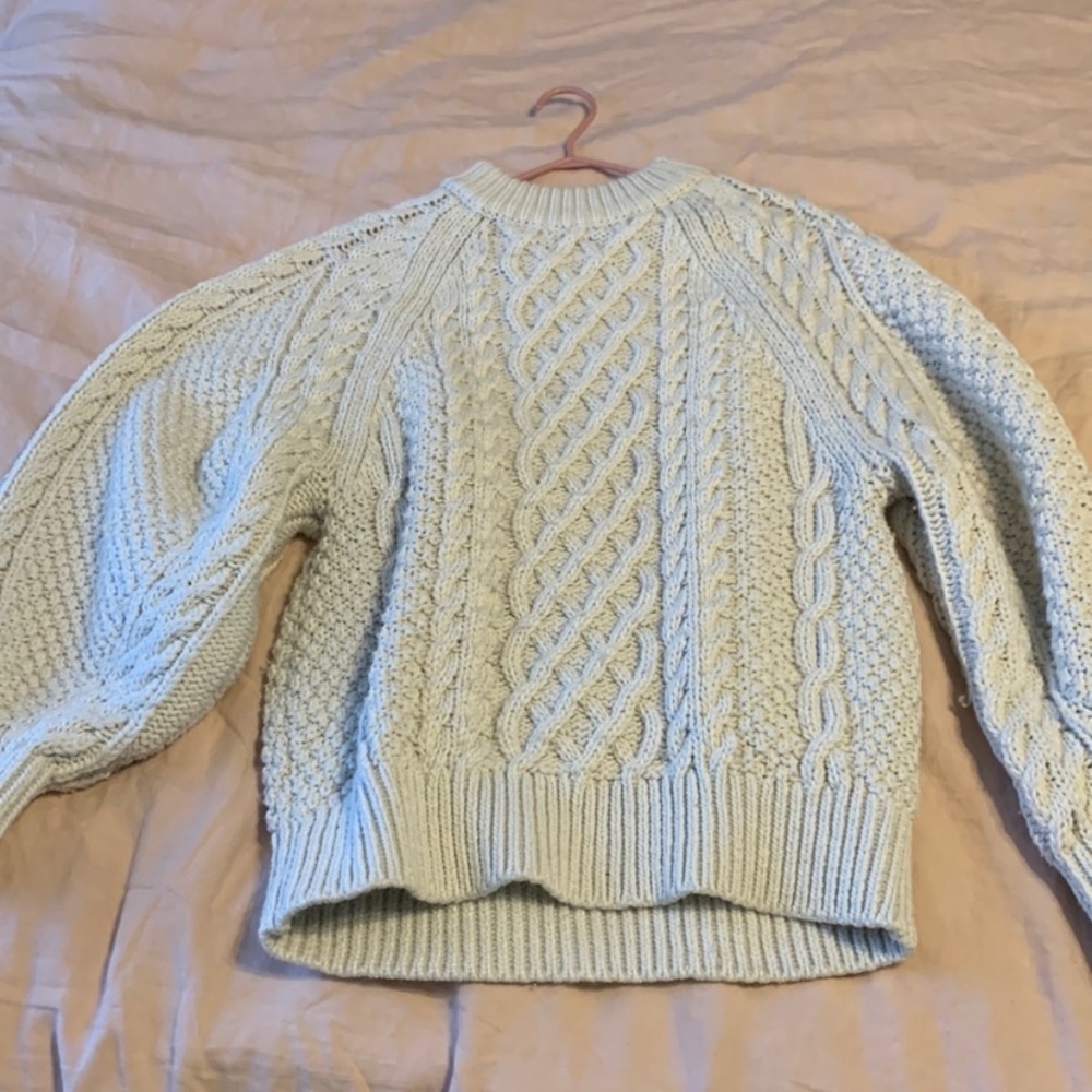 H&M cable knit fisherman’s sweater